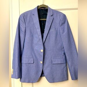 Men’s Tommy Hilfilger chambray blue blazer 38R